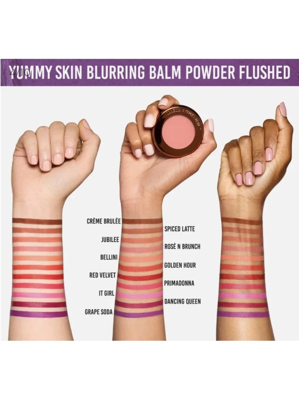 Danessa Myricks Yummy Skin Blurring Balm Powder Flushed Dancing Queen NIB